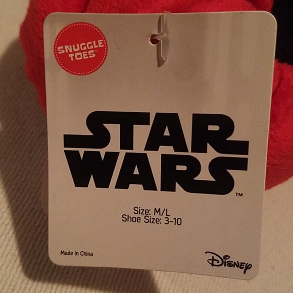(2/$15)Snuggle Toes- Star Wars size M/L - Picture 5 of 14